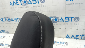 Подголовник передний правый Ford Escape MK3 17-19 рест, ткань черная, серая строчка, примят, под чистку