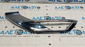 Bara de protectie fata croma in jos stanga Mitsubishi Outlander 22-25 sub faruri de ceata