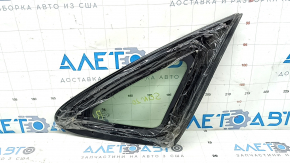 Форточка глухое стекло задняя левая Hyundai Sonata 20-22 хром, царапины на хроме