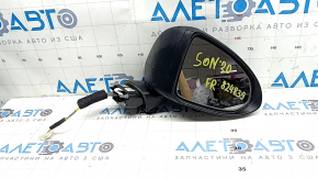 Oglindă laterală dreapta completă Hyundai Sonata 20-23 3 pini, neagră