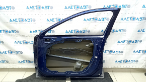 Дверь голая передняя правая Hyundai Sonata 20-23 синяя ST2, металл, тычка