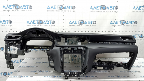 Panou frontal Torpedo cu AIRBAG Infiniti QX50 19-21 negru, sub difuzor, cu deflectoare, zgârieturi, piropatron ruginit
