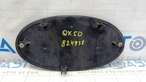 Эмблема решетки радиатора grill Infiniti QX50 19-25 под дистроник, песок, сломано крепление