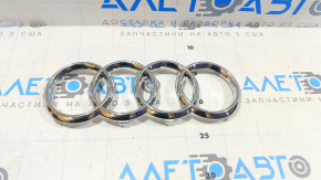Эмблема решетки радиатора grill Audi Q5 80A 21-24 хром
