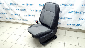 Scaun șofer Ford Escape MK3 17-19 fără airbag, material textil negru-gri, electric, pentru curățare chimică