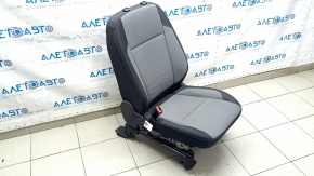 Водительское сидение Ford Escape MK3 17-19 без airbag, ткань черно-серое, электро, под химчистку