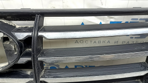 Решетка радиатора grill Hyundai Sonata 20-23 SE хром, песок