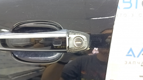 Дверь в сборе передняя левая Audi Q5 8R 09-17 keyless, черный LY9B, вмятины, царапины на накладке, без заглушки