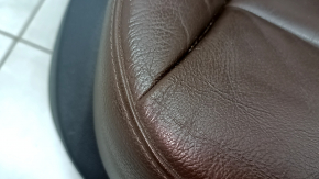 Пассажирское сидение Audi Q5 8R 09-17 с airbag, электро, кожа коричневая, царапины, потертости, примято, под чистку, растянута сетка
