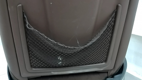 Пассажирское сидение Audi Q5 8R 09-17 с airbag, электро, кожа коричневая, царапины, потертости, примято, под чистку, растянута сетка
