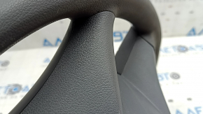 Руль голый Hyundai Sonata 20-22 резина серая с кнопками и накладками, царапины