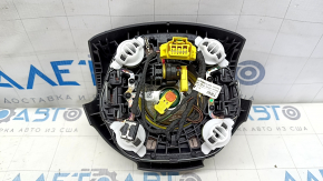 Подушка безопасности airbag в руль водительская Audi Q5 8R 13-17 черная, тычки на хроме, под хим чистку