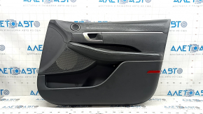 Placă ornament ușă față dreapta Hyundai Sonata 20-22 gri, sub tweeter, cu mâner, zgârieturi