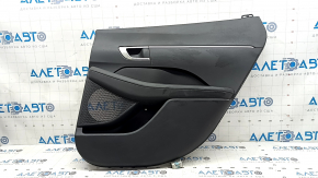Обшивка двери карточка задняя правая Hyundai Sonata 20-22 серая, с ручкой, царапины