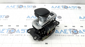 Шифтер КПП с ручкой Infiniti QX50 19-24 кожа черная, потерта