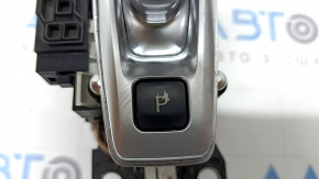 Шифтер КПП с ручкой Infiniti QX50 19-24 кожа черная, потерта