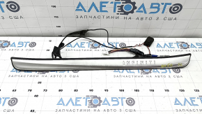 Ornamente prag ușă stânga exterioară Infiniti QX50 19-22 cromate cu iluminare din spate, zgârieturi