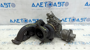 Ansamblu turbină cu galerie evacuare Audi Q5 8R 13-17 2.0T 106k