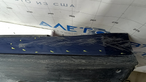 Порог правый Hyundai Sonata 20-22 в сборе, с уплотнителем, синий ST2, царапины, сломаны крепления, нет фрагмента, вмятина