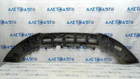 Губа переднего бампера Audi Q5 8R 13-17 рест, черный LY9B, песок, царапины