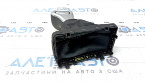 Ручка КПП Audi Q5 8R 12-17 черная кожа царапины