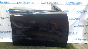 Дверь в сборе передняя правая Tesla Model Y 20-25 черный PBSB, стекло триплекс, тычка, царапины, золотистая пленка на ручке