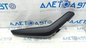 Ornamente ușă spate stânga Audi Q5 8R 09-17 negru cu inserții gri, piele, Bang and Olufsen, zgârieturi
