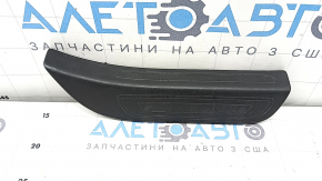 Накладка порога внешняя задняя правая Audi Q5 8R 09-17 черная, царапины, трещина