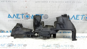Deflector radiator stânga Audi Q5 8R 13-17 2.0T, rupturi hibride