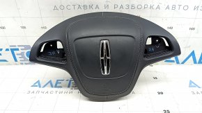Подушка безопасности airbag в руль водительская Lincoln MKZ 17-20 черная, царапины
