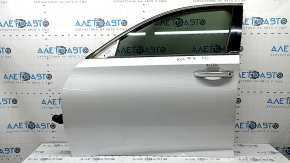 Дверь в сборе передняя левая Honda Accord 18-22 keyless, белый NH-883P, тычка, царапины на накладке и ручке