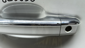 Дверь в сборе передняя левая Honda Accord 18-22 keyless, белый NH-883P, тычка, царапины на накладке и ручке
