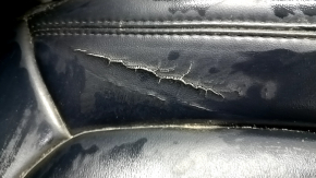 Водительское сидение Lincoln MKZ 17-20 без airbag, электрическое, подогрев, вентиляция, кожа черная, вмятины, трещины, под чистку