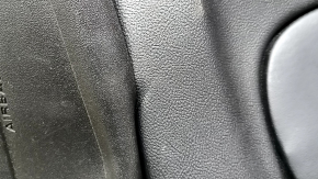 Водительское сидение Lincoln MKZ 17-20 без airbag, электрическое, подогрев, вентиляция, кожа черная, вмятины, трещины, под чистку