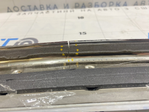 Накладка заднего бампера верхняя Mercedes W167 GLE 350 450 20-26 хром, царапины, трещина