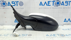 Зеркало боковое левое в сборе Honda Accord 18-22 8 пинов, BSM, подогрев, поворотник, белое, песок