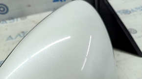 Зеркало боковое левое в сборе Honda Accord 18-22 8 пинов, BSM, подогрев, поворотник, белое, песок