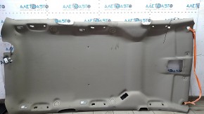 Обшивка потолка Toyota Sienna 11-12 бежевая без люка, под химчистку, надломы