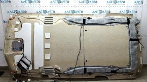 Обшивка потолка Toyota Sienna 11-12 бежевая без люка, под химчистку, надломы