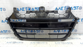 Решетка радиатора Honda Accord 18-20 черный глянец, песок, царапины