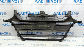 Решетка радиатора Honda Accord 18-20 черный глянец, песок, царапины