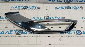 Bandă bară față cromată stânga jos Mitsubishi Outlander 22-25 cromată, sub proiectoarele de ceață