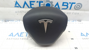 Подушка безопасности airbag в руль водительская Tesla Model Y 20-25 черная