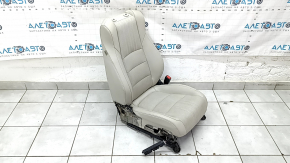 Пассажирское сидение Honda Accord 18-22 с airbag, электро, кожа, светло-серое, подогрев и вентиляция, отсутствует боковая накладка, сломано управление, под чистку