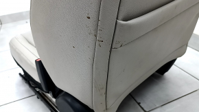 Пассажирское сидение Honda Accord 18-22 с airbag, электро, кожа, светло-серое, подогрев и вентиляция, отсутствует боковая накладка, сломано управление, под чистку