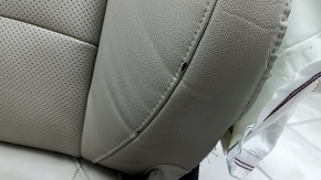 Scaun șofer Honda Accord 18-22 cu airbag, electric, cu memorie, piele, gri, deteriorare prin apă, funcționare instalație electrică