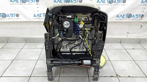 Scaun șofer Honda Accord 18-22 cu airbag, electric, cu memorie, piele, gri, deteriorare prin apă, funcționare instalație electrică