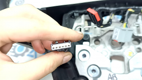 Руль голый Lincoln MKZ 13-20 кожа черная, царапины