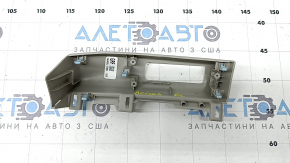 Накладка торпеды нижняя левая Honda Accord 18-22 светло-серая, под проекцию