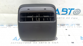 Дефлектор воздуховода центральной консоли Tesla Model Y 20-25 черный с графитом, царапины